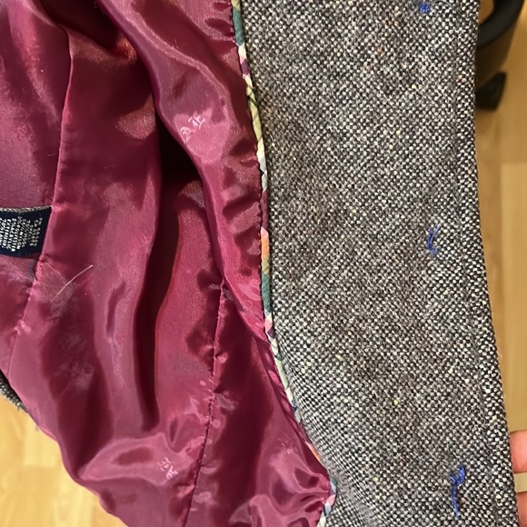 Y2K American Eagle Outfitter Grey Tweed Blazer- 2006 - Picture 9 of 10